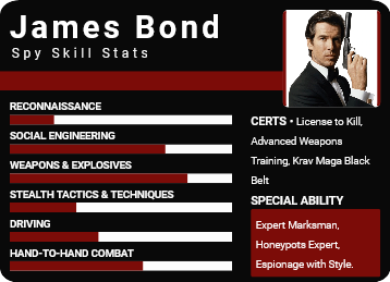 Spy Stats Card