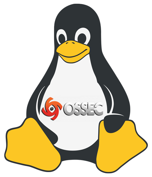 Linux Penguin with OSSEC inside