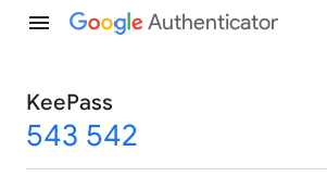 Google Authenticator app. Generate OTP code one.
