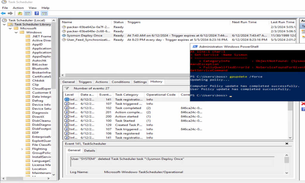 Immediate Scheduled Task GPO testing